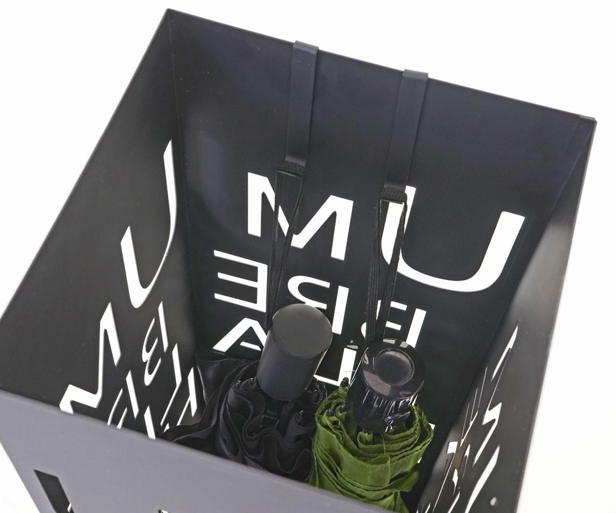 Thumbnail - MCW Schirmständer, Schwarz, Metall, 18x55x18 cm, Garderobe, Schirmständer