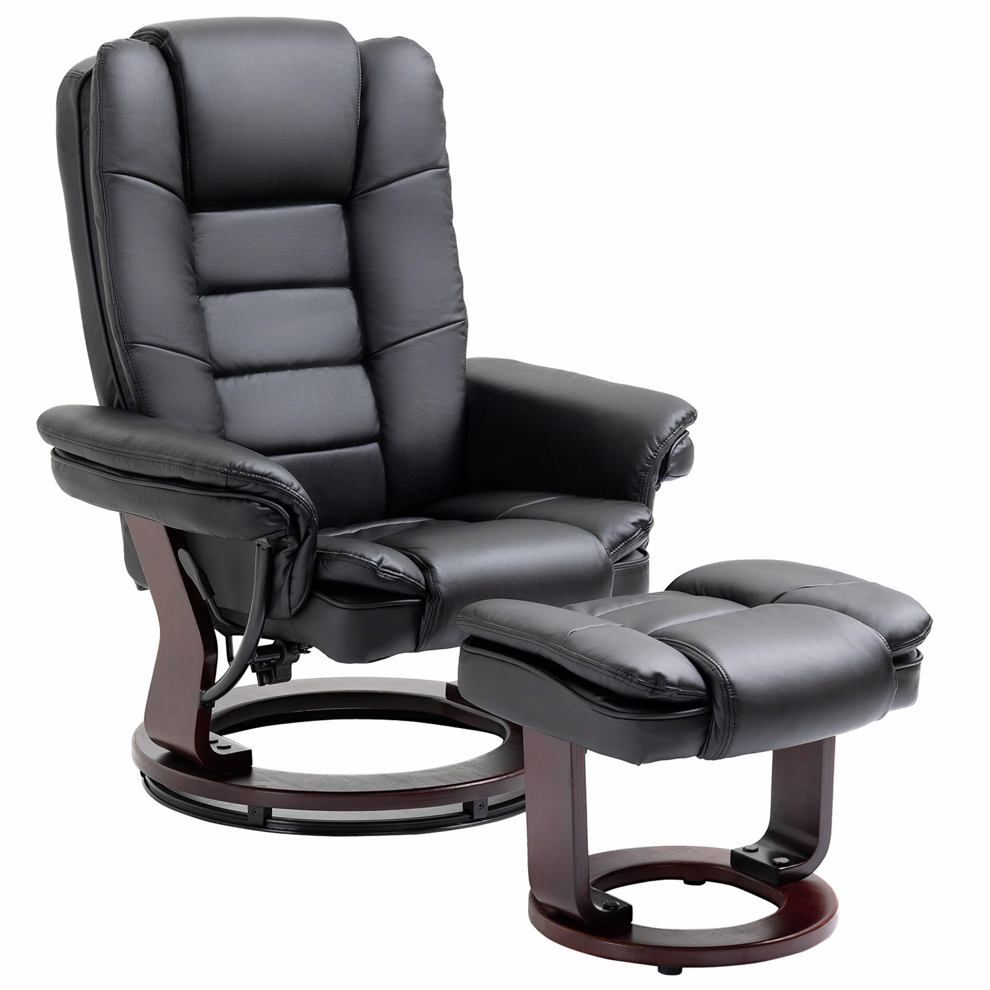 Homcom Relaxsessel Schwarz 82x106x85 cm