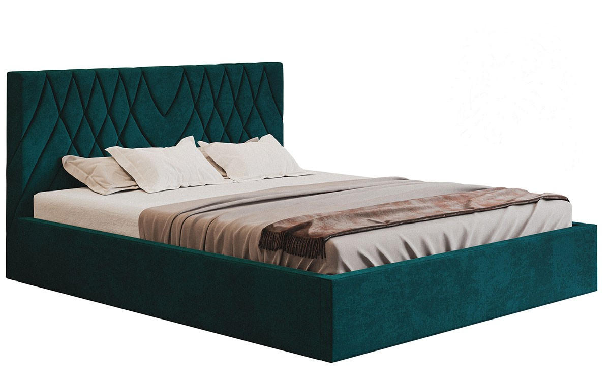 BETT Türkis OLDO 5 Mit Bettkasten 180x200 cm - Türkis, Textil (180/200cm) - Sepro Meble