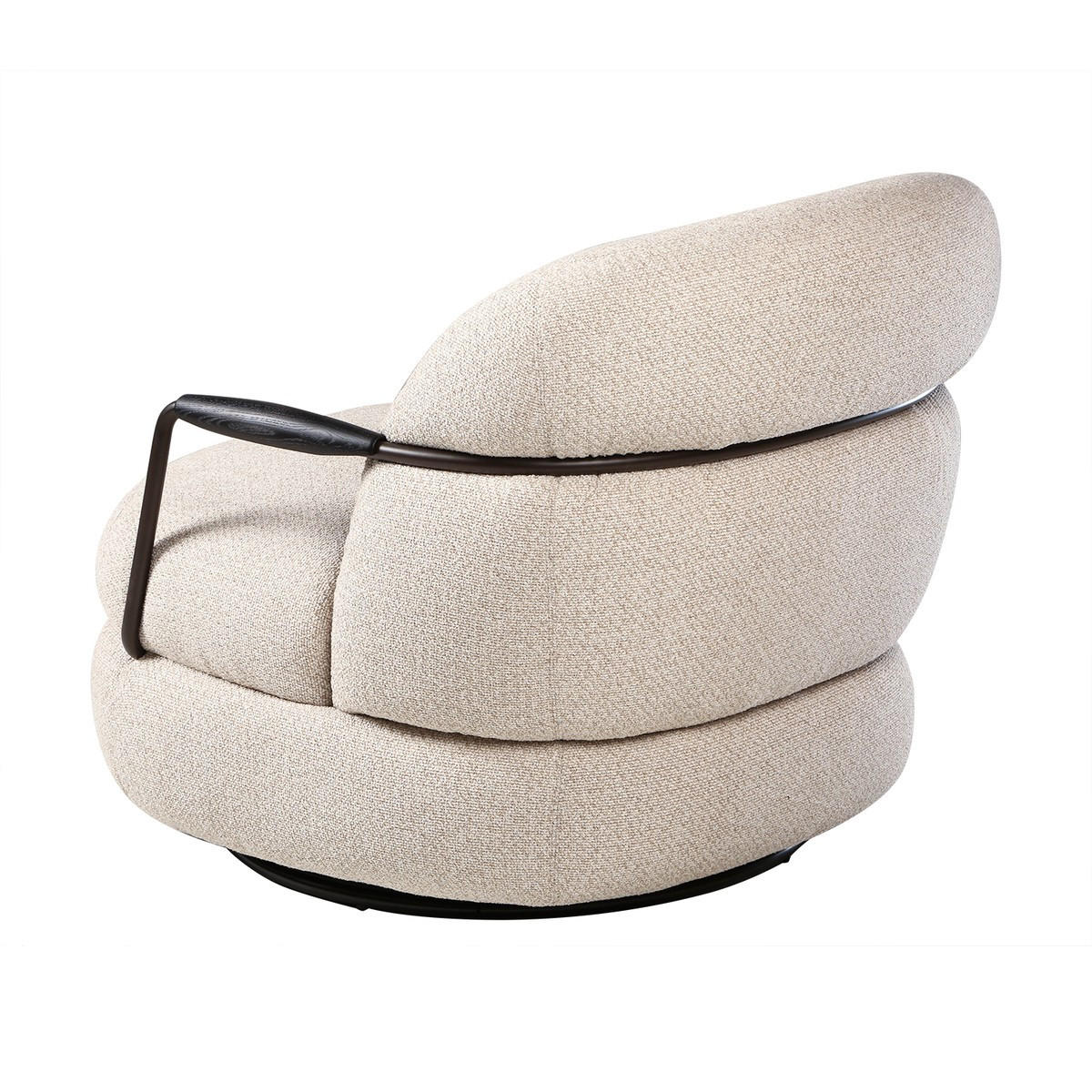 SESSEL aus ecrufarbenem Stoff 92/77/82 cm - Beige, Textil (92/77/82cm) - Signature