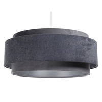 HÄNGELEUCHTE Grau 60/25 cm - Grau, Kunststoff (60/1.9/25cm) - ONZENO