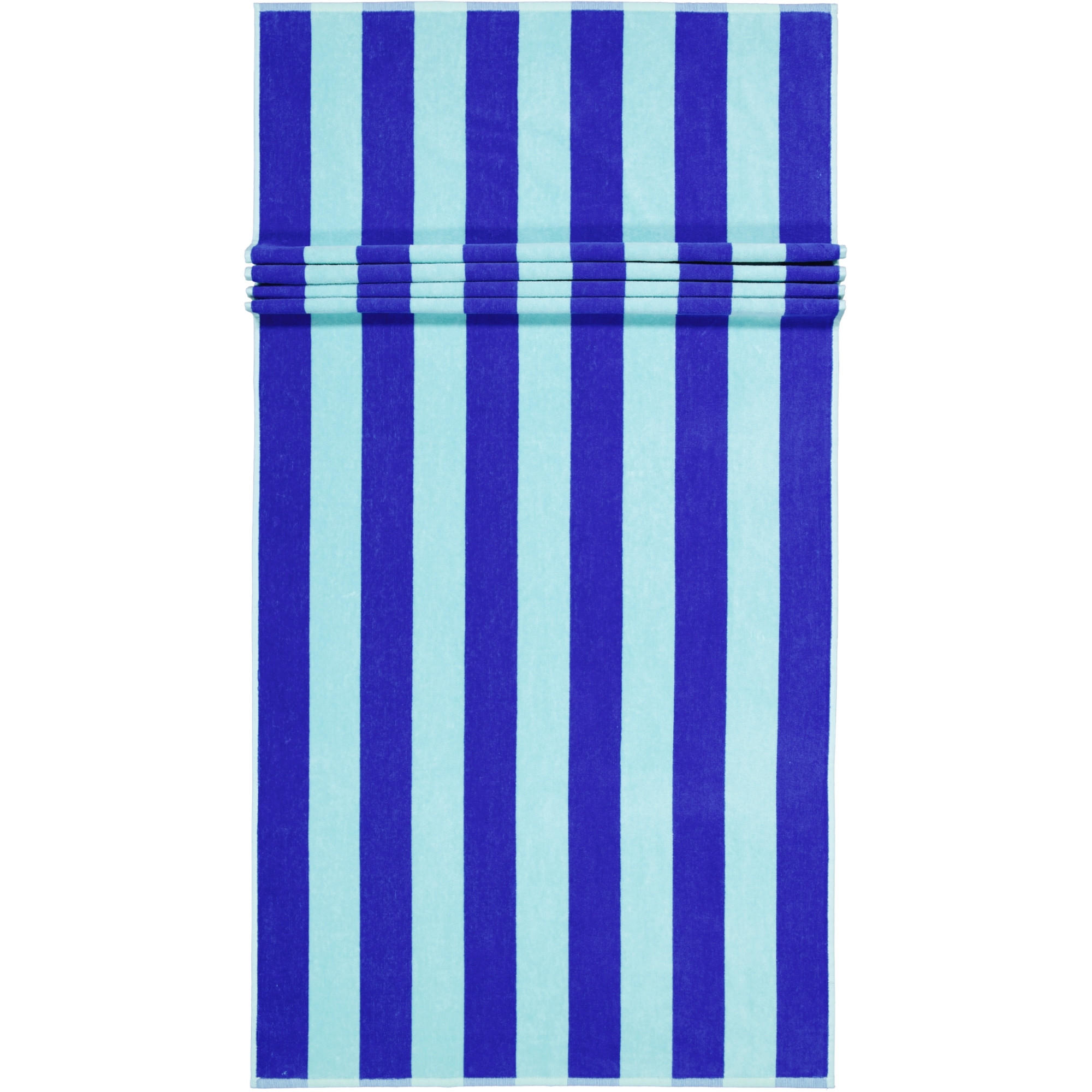 STRANDTÜCHER BEACH TROPICAL STREIFEN 5577 AQUA - 11 - Blau, Textil (80/180cm) - Cawoe