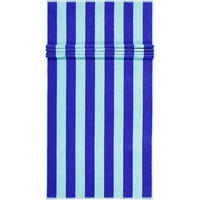 STRANDTÜCHER BEACH TROPICAL STREIFEN 5577 AQUA - 11 - Blau, Textil (80/180cm) - Cawoe