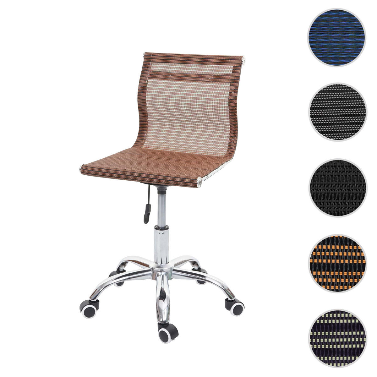 BÜROSTUHL Braun - Braun, Textil (49/82/49cm) - MCW