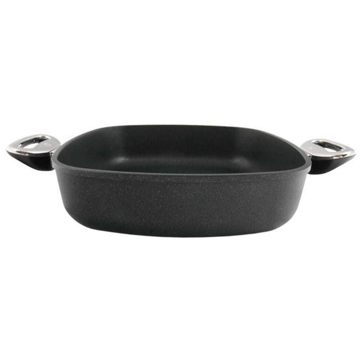 VIERECKSERVIERPFANNE 26x26 cm GIGANT Newline für alle Herdarten - Schwarz, Metall (26/26/7.5cm) - BAF