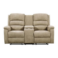 RELAXSOFA - 2 Personen - stoff - taupe Nevers - Taupe, Textil (171/103/95cm) - Vente-Unique