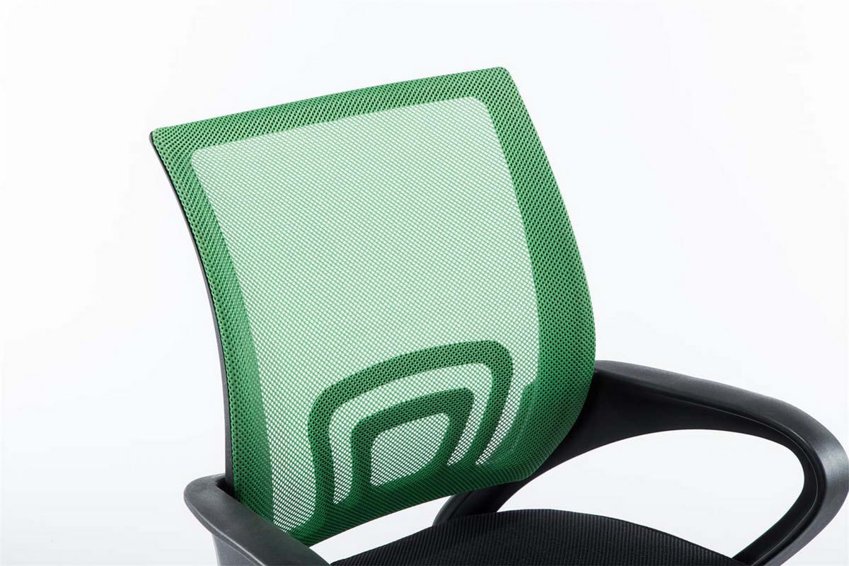 BÜROSTUHL Genf mit Netzbezug, Grün - Grün, Kunststoff/Textil (56/100/54cm) - TPFLiving
