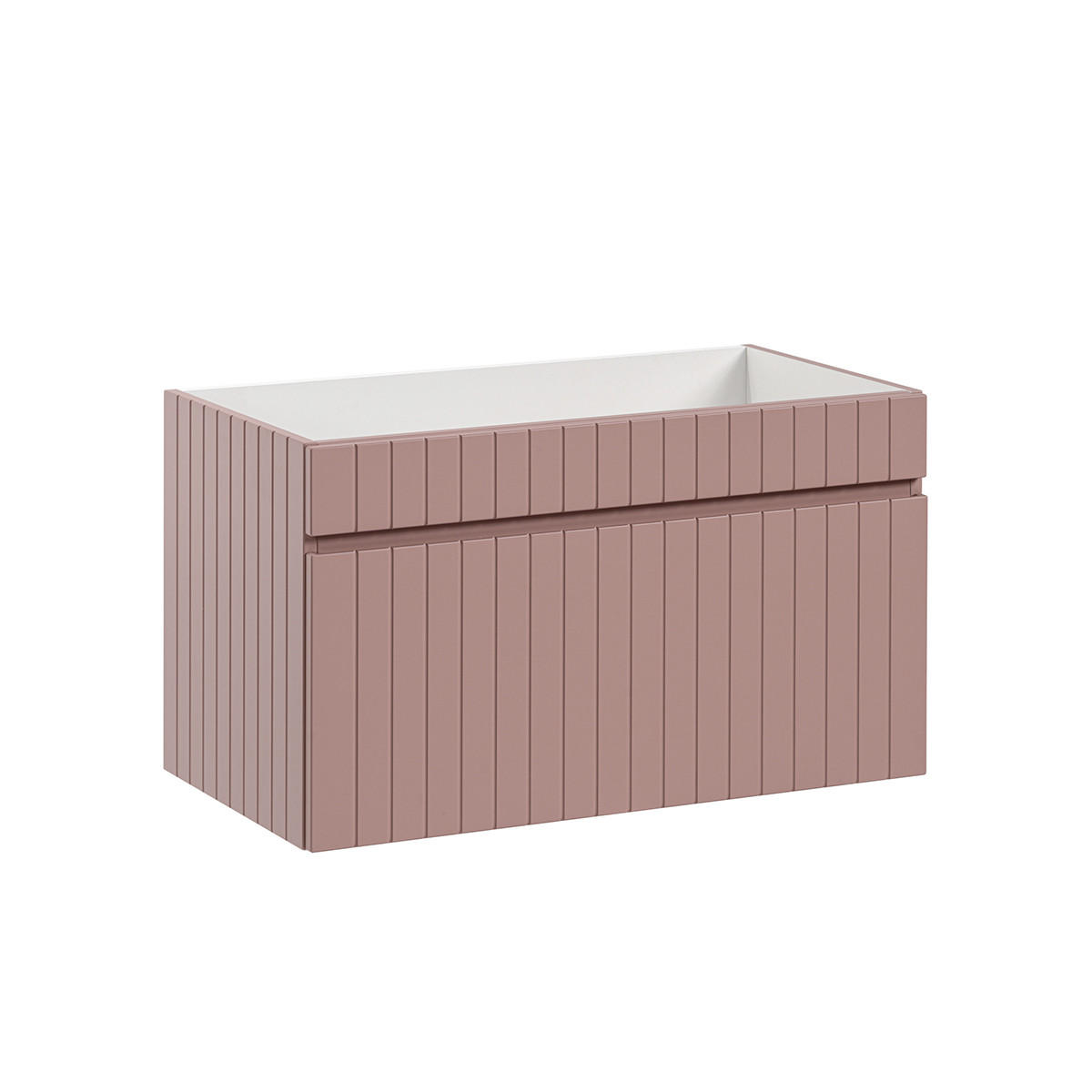 WASCHTISCHUNTERSCHRANK 80cm Zelie Rose - Pink, Holzwerkstoff (80/46/46cm) - Petits-meubles