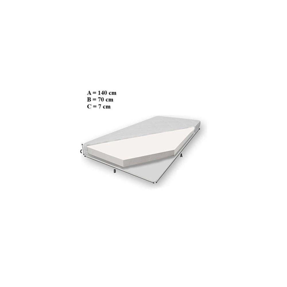 Thumbnail - Feldmann-Wohnen Kinderbett, Grün, Weiß, Holz, Rechteckig, 70x140 cm, Kinder- & Jugendzimmer, Kindermöbel, Kinderbetten, ...