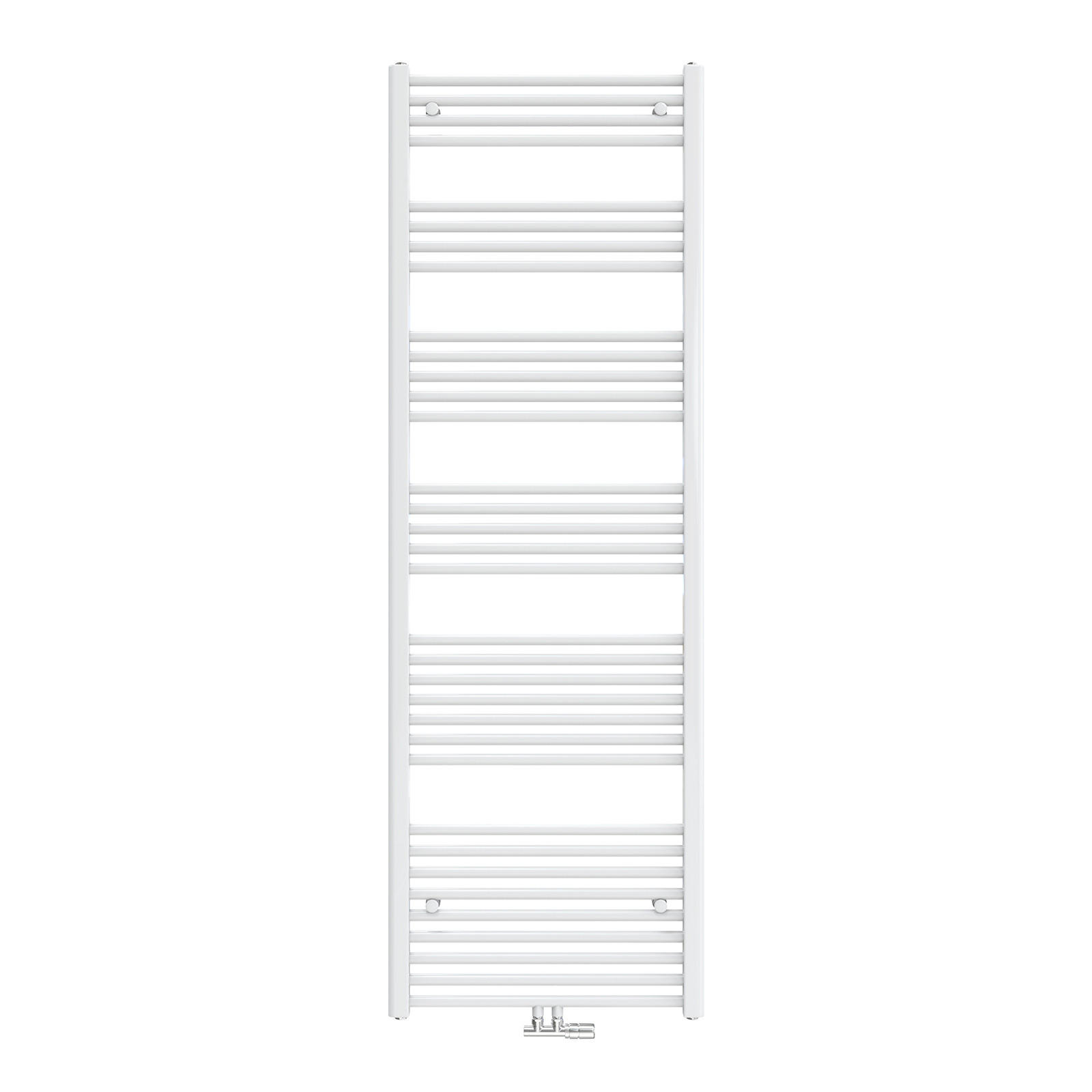 HEIZKÖRPER Handtuchheizkörper wasserführend 180/60/3 cm - Weiß, Metall (60/180/3cm) - EMKE