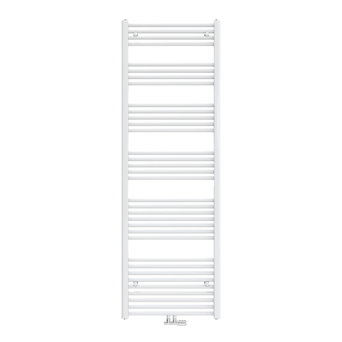 HEIZKÖRPER Handtuchheizkörper wasserführend 180/60/3 cm - Weiß, Metall (60/180/3cm) - EMKE