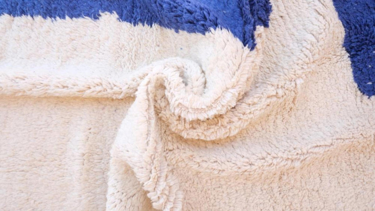 BERBERTEPPICH aus reiner Wolle 121x 249 cm - Beige, Naturmaterialien (121/249cm) - AFK Living