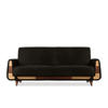 3-SITZER-SCHLAFSOFA GUSTAVO II mit Armlehnen, Anthrazit - Anthrazit, Holz/Holzwerkstoff (230/98/98cm) - KONSIMO®