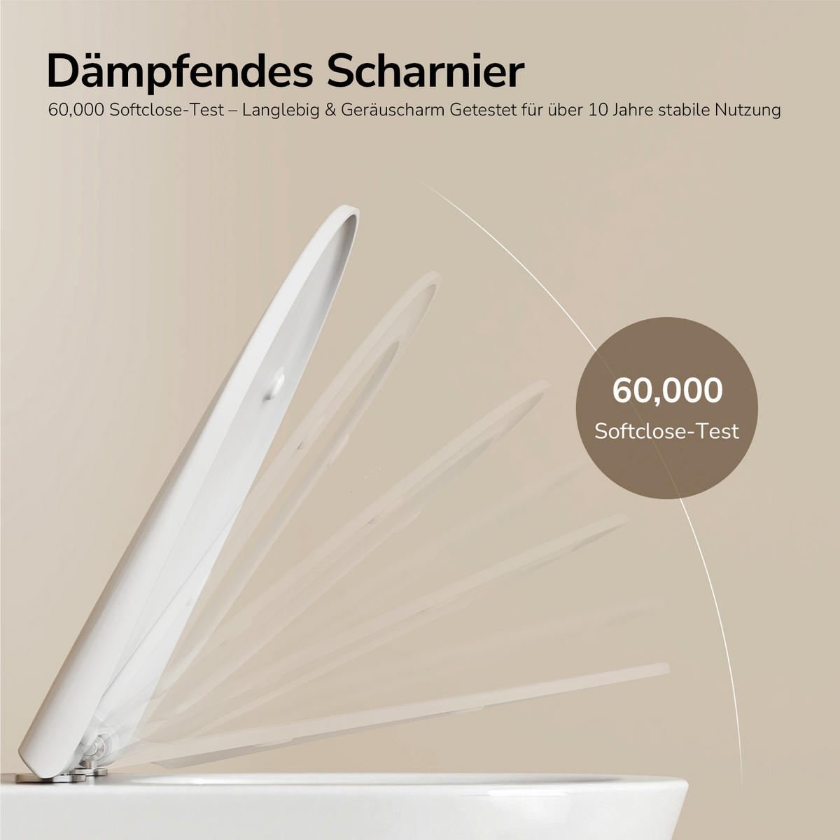 WAND-WC Spülrandlose CT01 49/36,5 cm Glänzend-Weiß - Weiß, Keramik (36.5/36/49cm) - EMKE