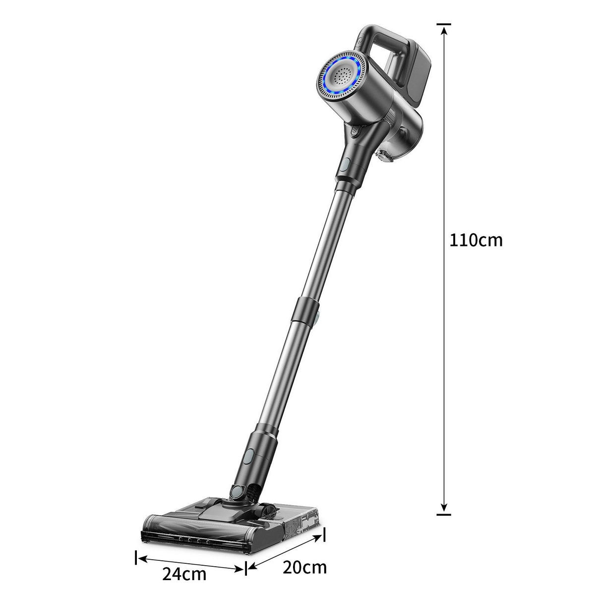 STAUBSAUGER Cyclonic 110/24/20 cm - Schwarz, Kunststoff (110/24/20cm) - ZMH
