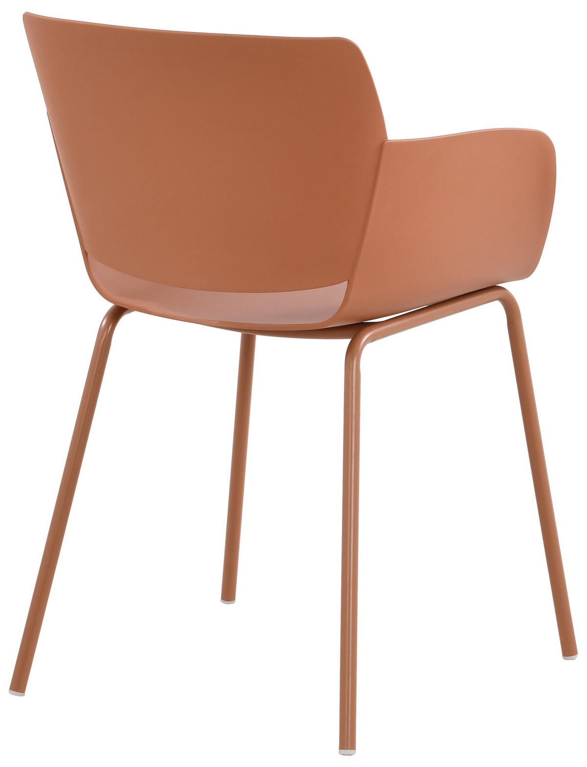 STUHL Kunststoff Terracotta - Terra cotta, Kunststoff/Metall (58/80/54cm) - CLP