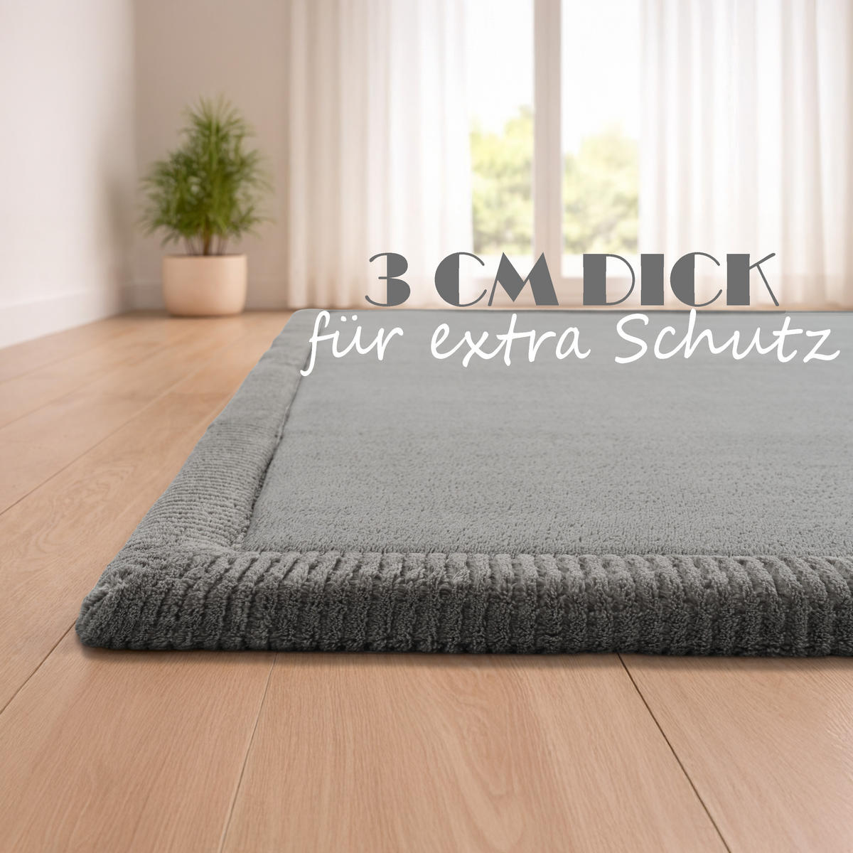 KINDERTEPPICH 200/350 cm Tatami 475 - Grau, Textil (200/350cm) - Paco Home