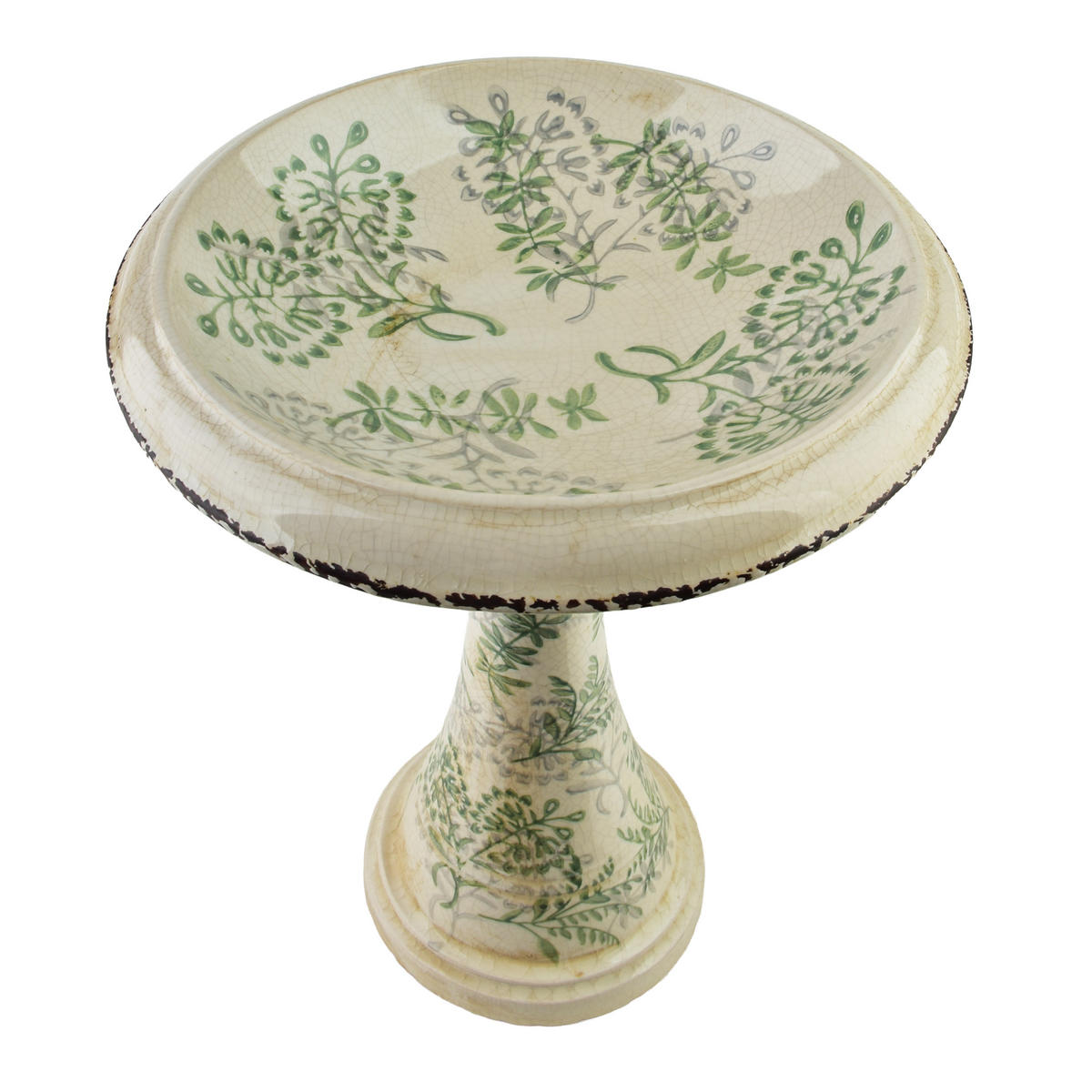 CROCKET POIDEŁKO, 26,0/26,0/40,5 cm - zelená barva, keramika (43cm) - Mondex