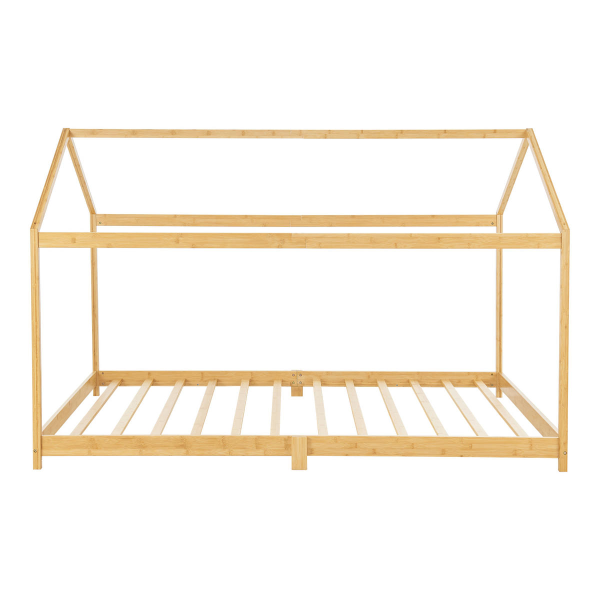 HAUSBETT Vindafjord - Naturfarben, Holz (90/200cm) - [en.casa]