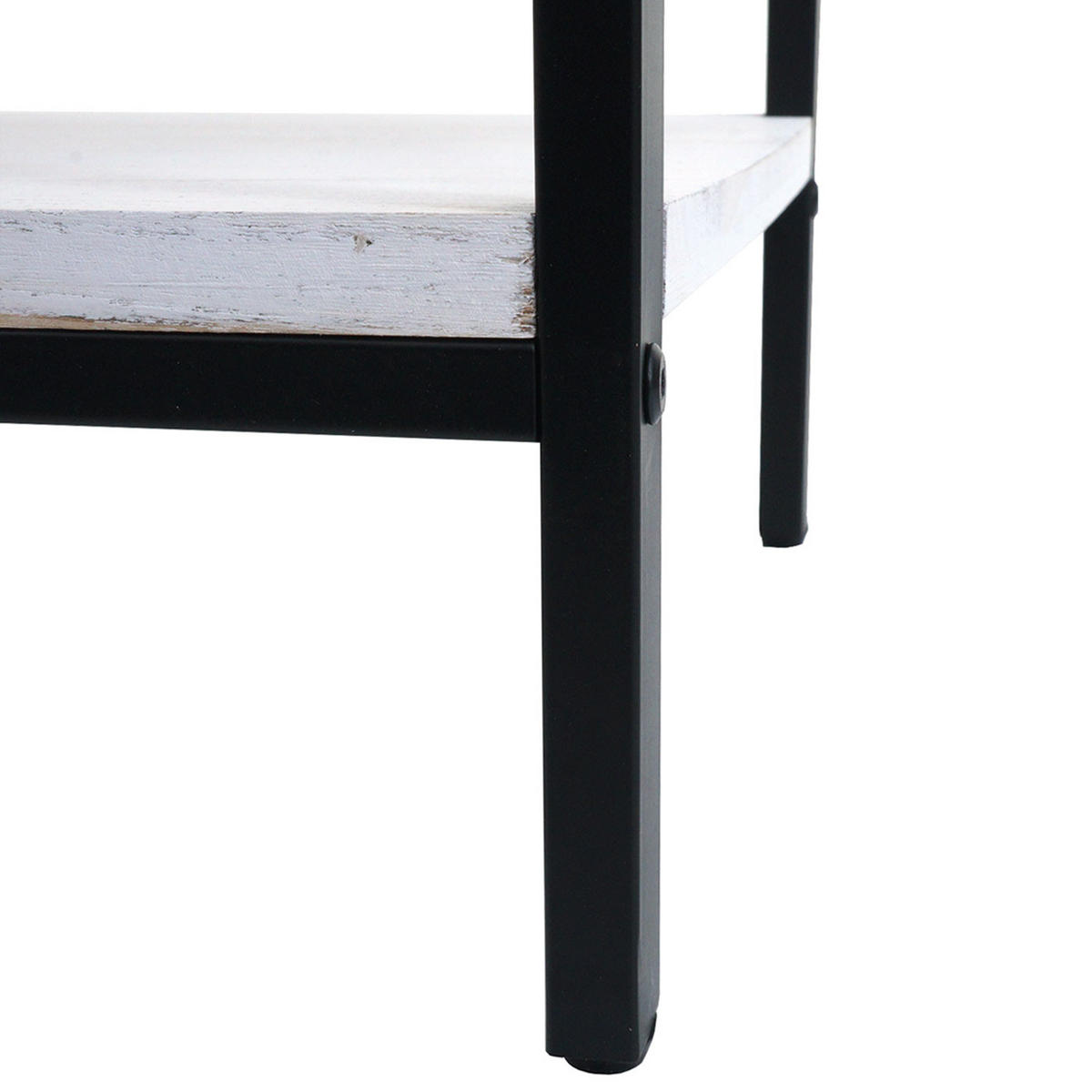 NACHTTISCH rechteckig Weiß - Weiß, Holz (43/59/36cm) - MCW