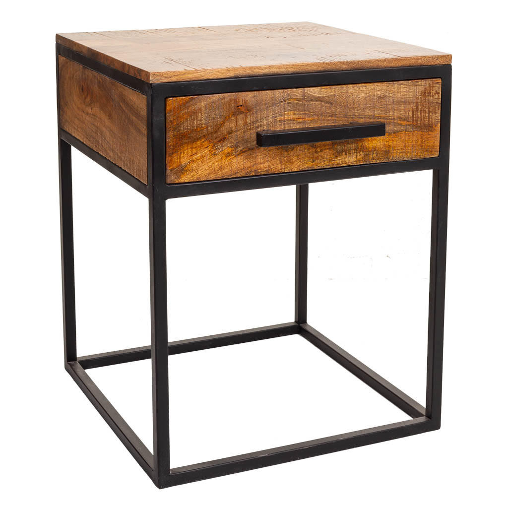Wanderlust Nachttisch Braun 61x57x61 cm