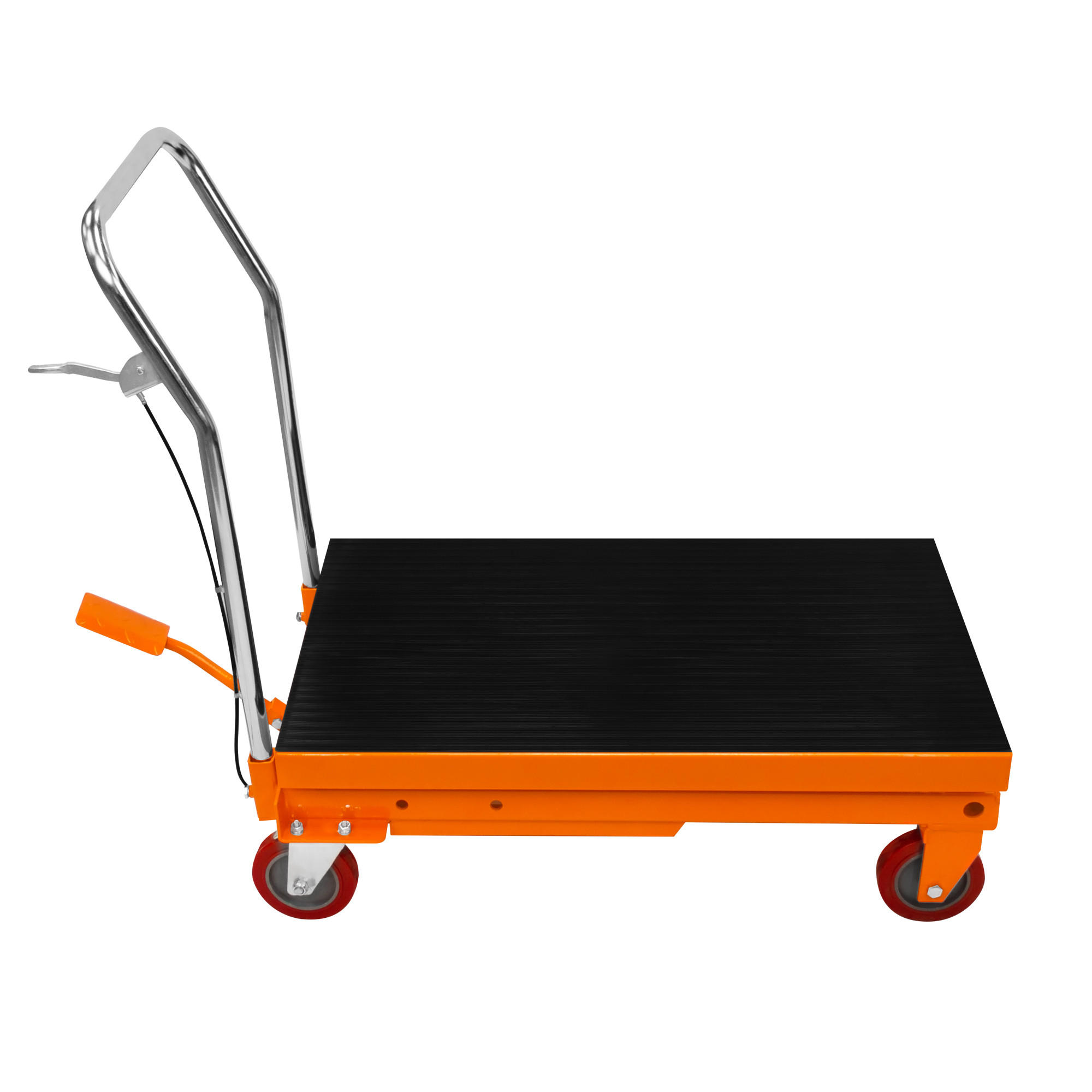 HUBTISCH Hydraulisch - Orange, Metall (110/51/91cm) - Monstershop