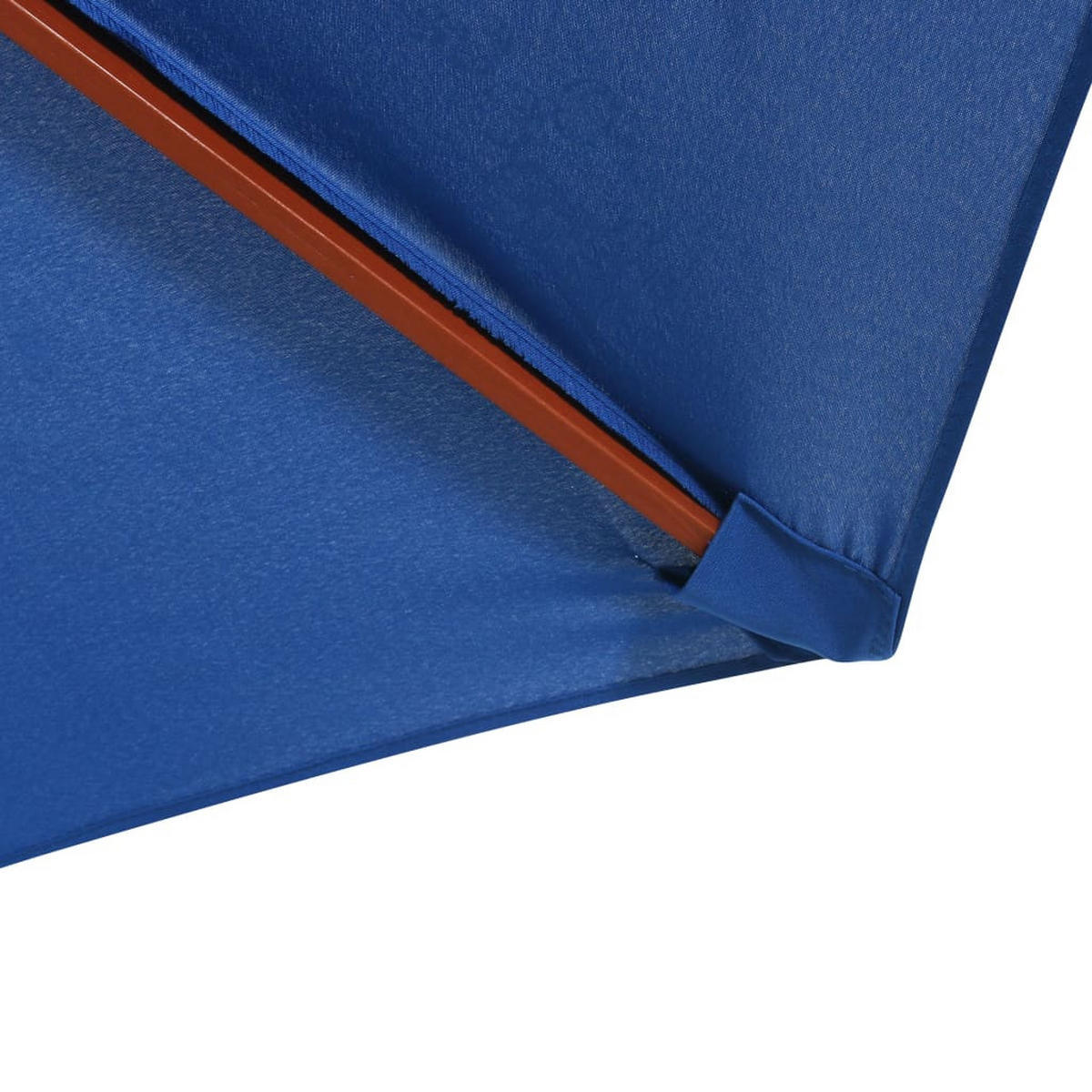 SONNENSCHIRM mit Holz-Mast 300x258 cm Blau - Blau, Textil (300/300cm) - furnicato