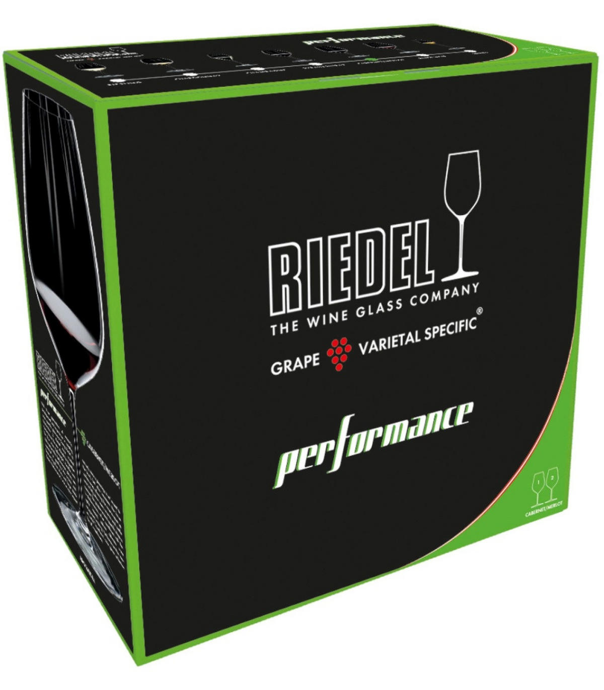 ROTWEINGLAS Rotweingläser Performance - Cabernet / Merlot - 2 Stücke - Transparent, Glas (0.834L) - Riedel