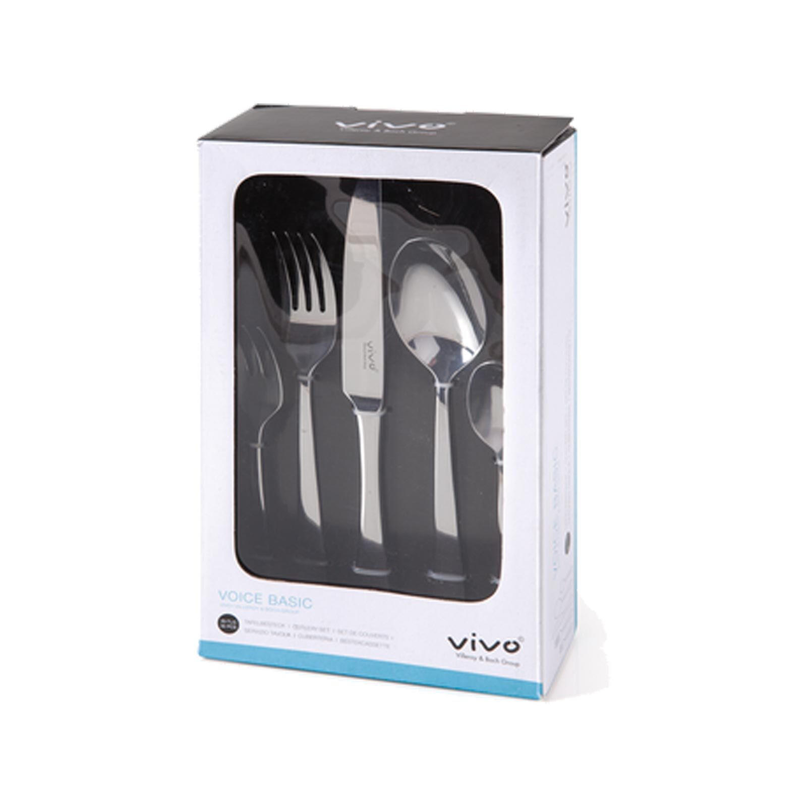 Villeroy & Boch Vivo Basic Besteck-Set – 30-teilig, Strapazierfähig