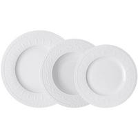 TELLER-SET Cellini weiß 12er Set - Weiß, Keramik (1/1/1cm) - Villeroy & Boch