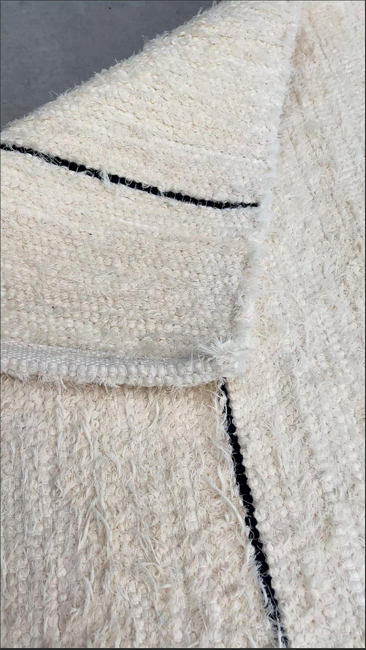 TEPPICH aus recycelter Baumwolle handgewebt beige - Beige, Naturmaterialien (120/170cm) - AFK Living