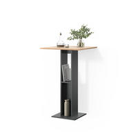 BARTISCH Regusa Goldkraft Eiche/Anthrazit 65 x 65 cm - Honigeiche/Anthrazit, Holzwerkstoff (65/65/106cm) - Livinity®