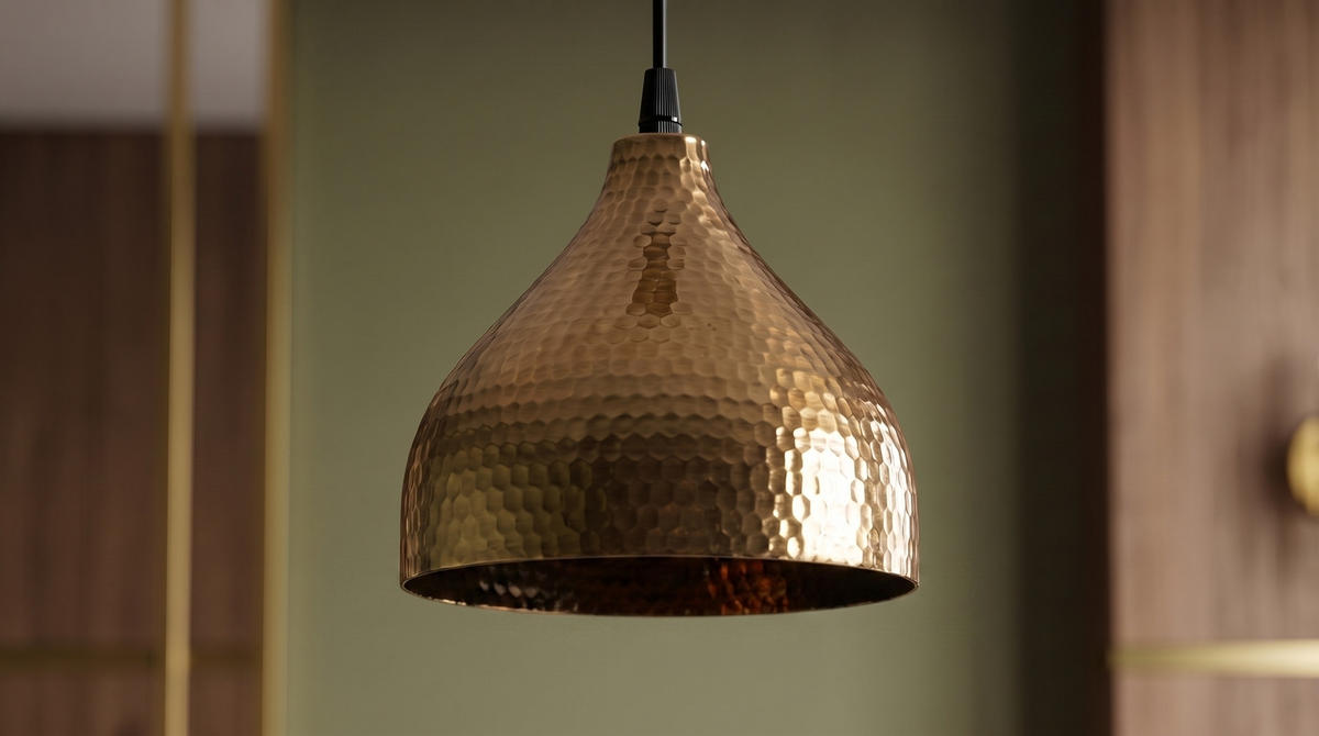 HÄNGELAMPE CORTINA Bronze Metall - Bronzefarben, Metall (18/18/114cm) - KAWOLA