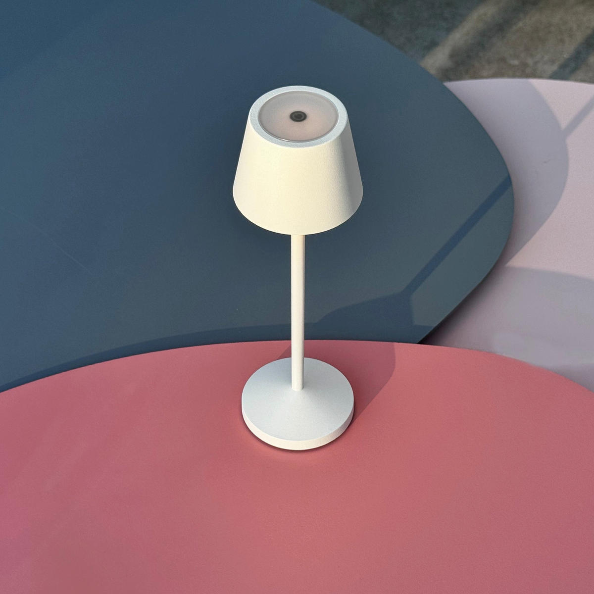 TISCHLAMPE EMILY weiß - Weiß, Metall (7.5/7.5/20cm) - Lumisky