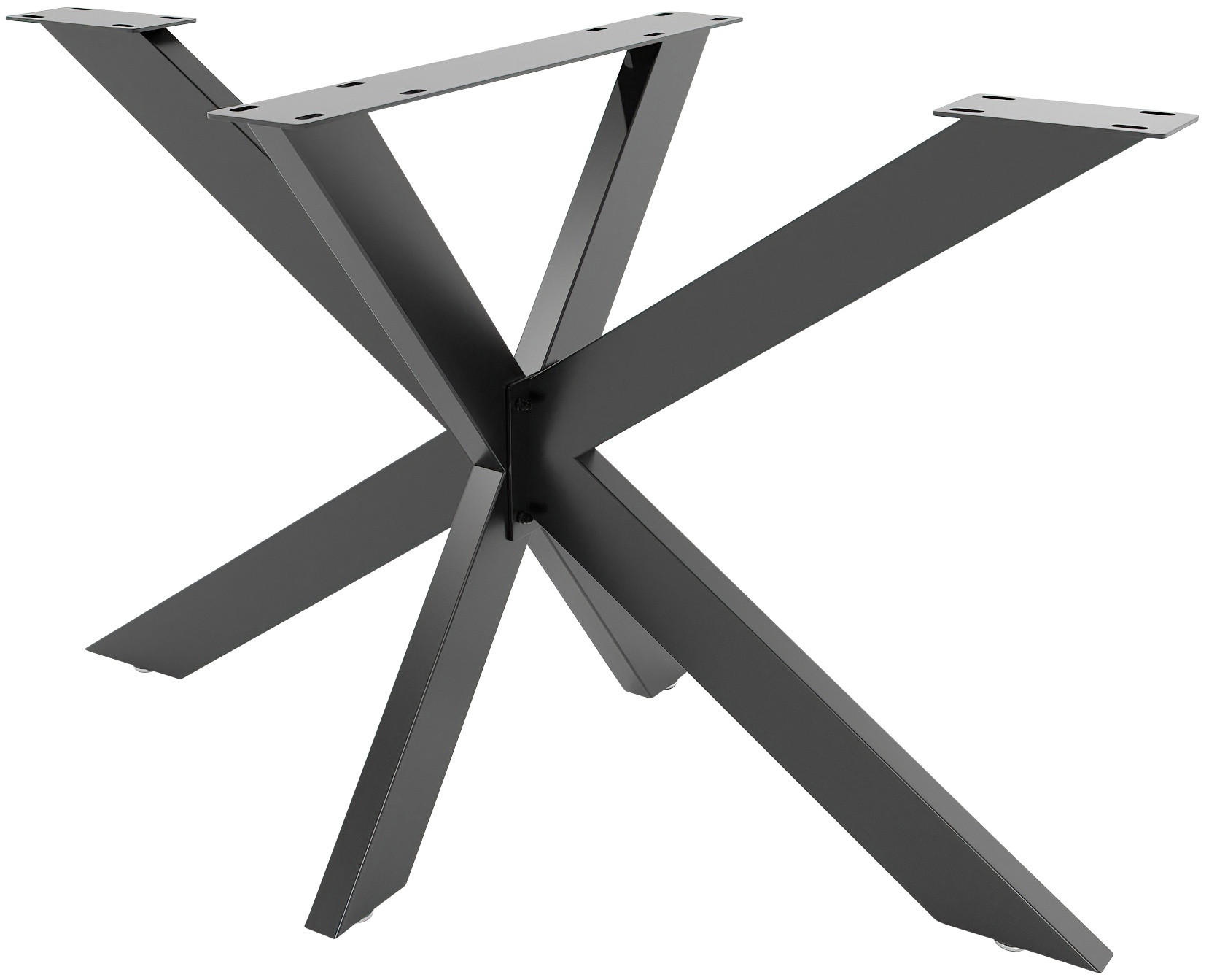 Deluke Tischgestell Schwarz 120x71x68 cm
