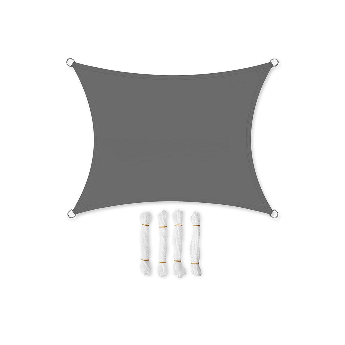 SONNENSEGEL 2 x 3 m - Grau, Textil (300/200cm) - Hansiro