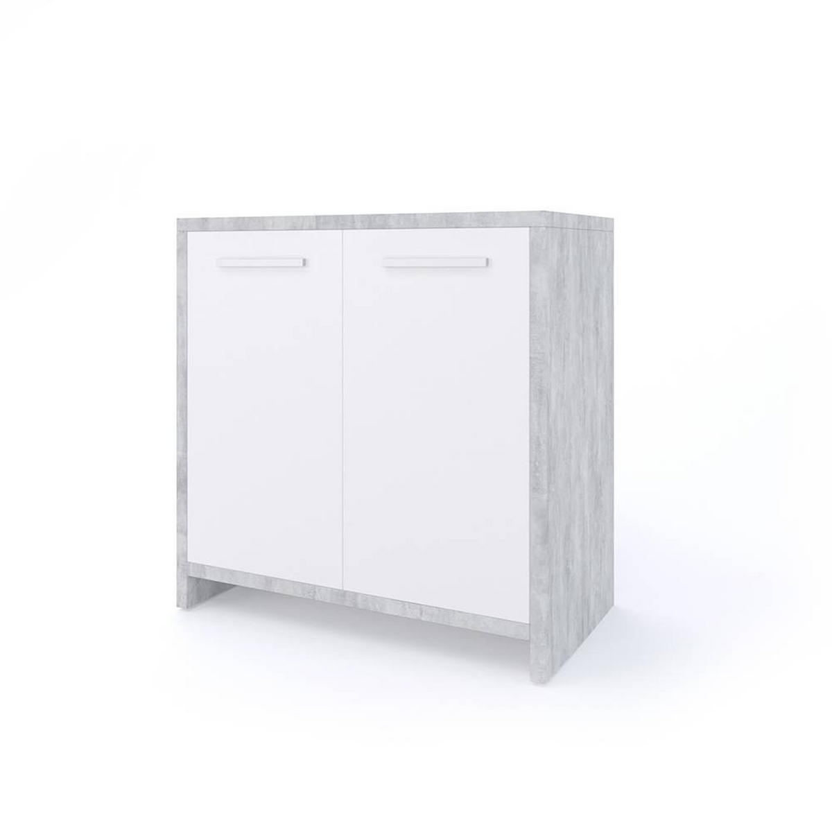 WASCHBECKENUNTERSCHRANK Kiko Beton 58 x 60 cm - Weiß/Grau, Holzwerkstoff (58/60/33cm) - Vicco