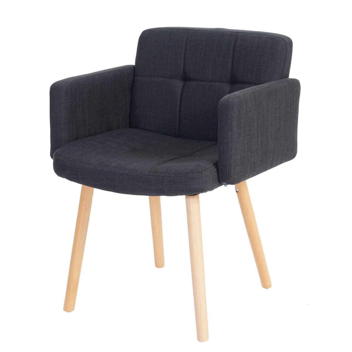 ESSZIMMERSTUHL Anthrazit - Dunkelgrau/Anthrazit, Textil (60/79/57cm) - MCW