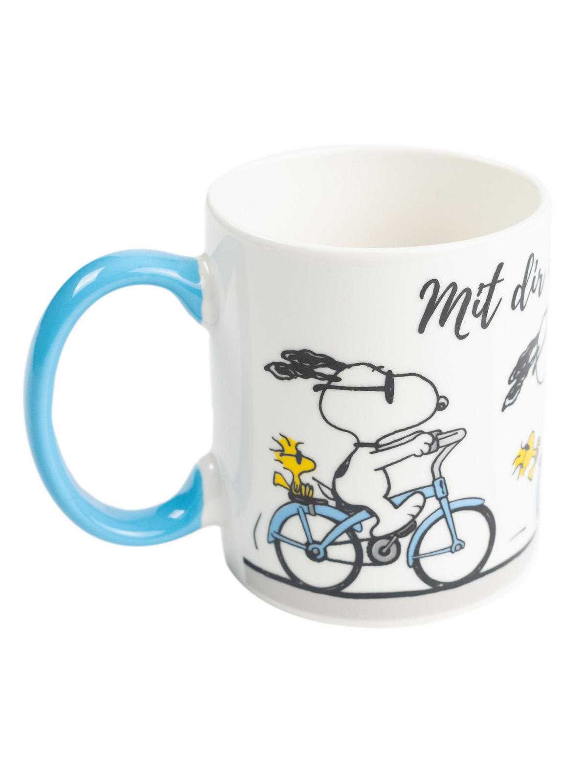 KAFFEEBECHER The Peanuts Snoopy Mit dir ist alles schöner! Weiß 320 ml - Weiß, Keramik (0.32L) - United Labels