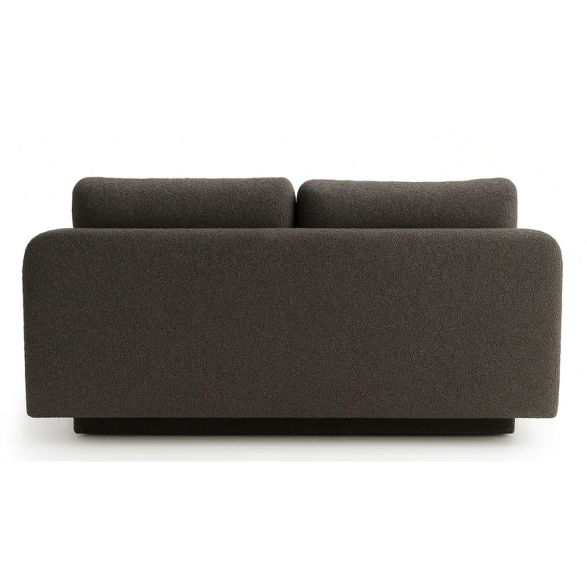 SCHLAFSOFA MAJA, Sofa mit Schlaffunktion und Bettkasten, Farbe: Dunkelgrau, Bouclé-Stoff - Dunkelgrau, Textil (209/96/96cm) - Sepro Meble