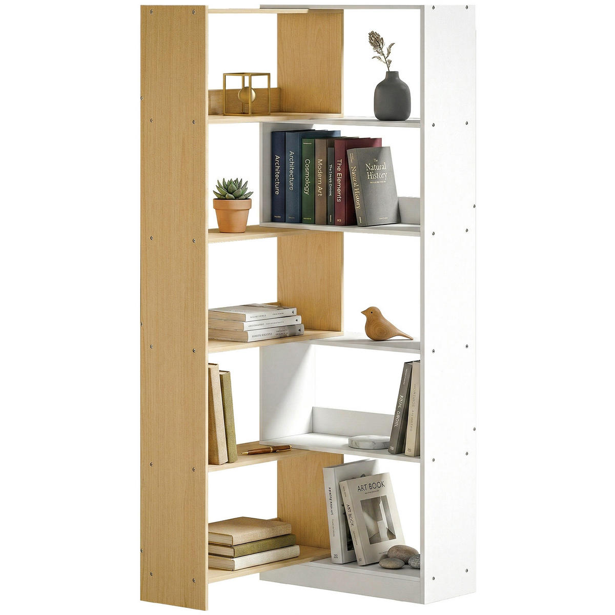 REGAL DE-15578 ausziehbar 60-111 cm, 5-stufig Weiß - Weiß, Holzwerkstoff (23.8/163.7/111.5cm) - ComfortXL
