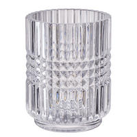 ZAHNPUTZBECHER (4er Set) Noble - Transparent, Glas (8/10/8cm) - Butlers
