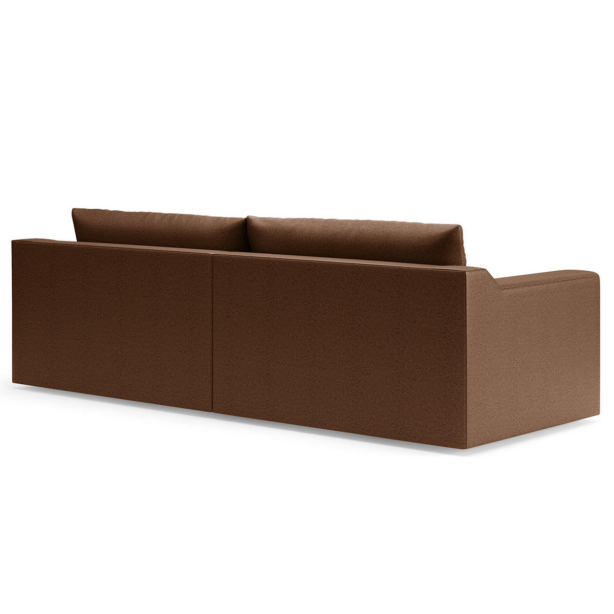 BIG-SOFA - Haselnussfarben, Kunststoff/Textil (274/90/112cm) - home24