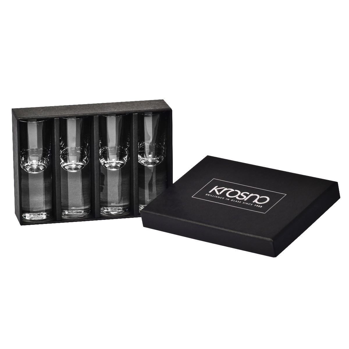 SCHNAPSGLÄSER GOTHIC, 4ER-SET, 30 ML - Transparent, Glas (0.03L) - Krosno Glass