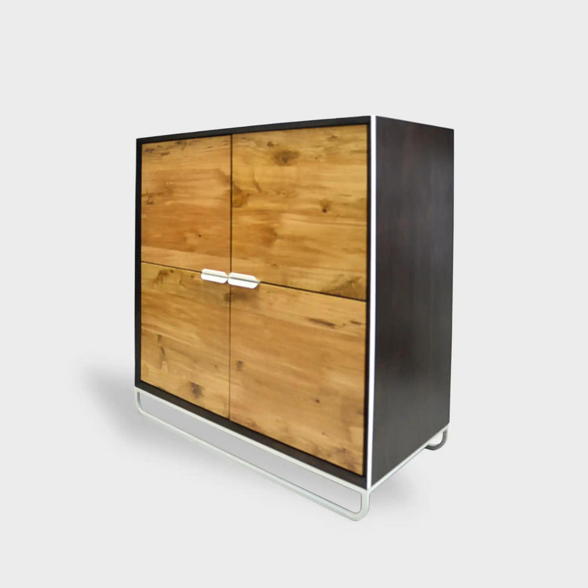 HOLZKOMMODE mit großen Schubladen für das Wohnzimmer DENIS - Eichefarben, Holz (100/100/45cm) - Rawood Furniture