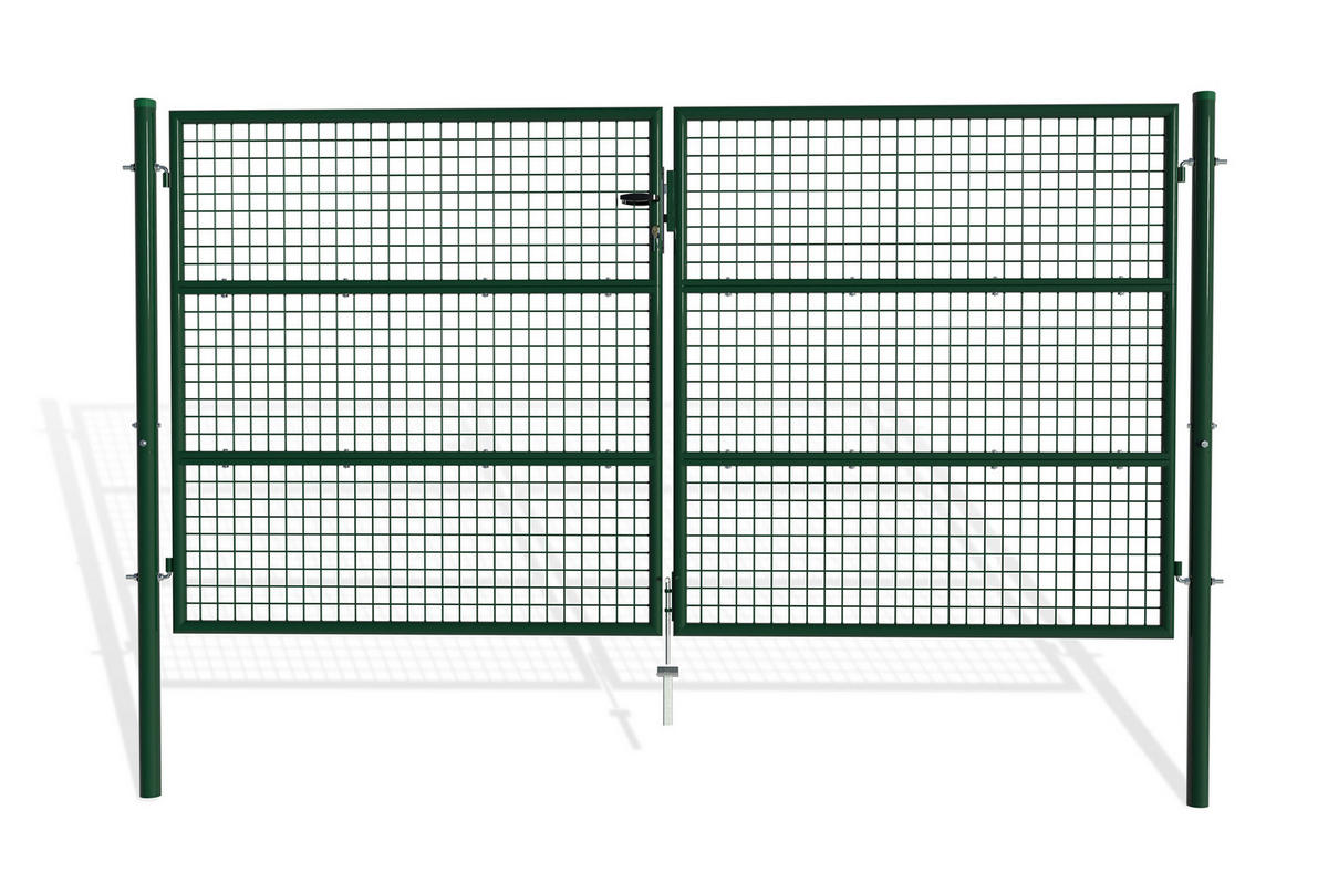 ZAUNTOR Olga Grün 3m H.150cm - Grün, Metall (306/156cm) - Casanoov