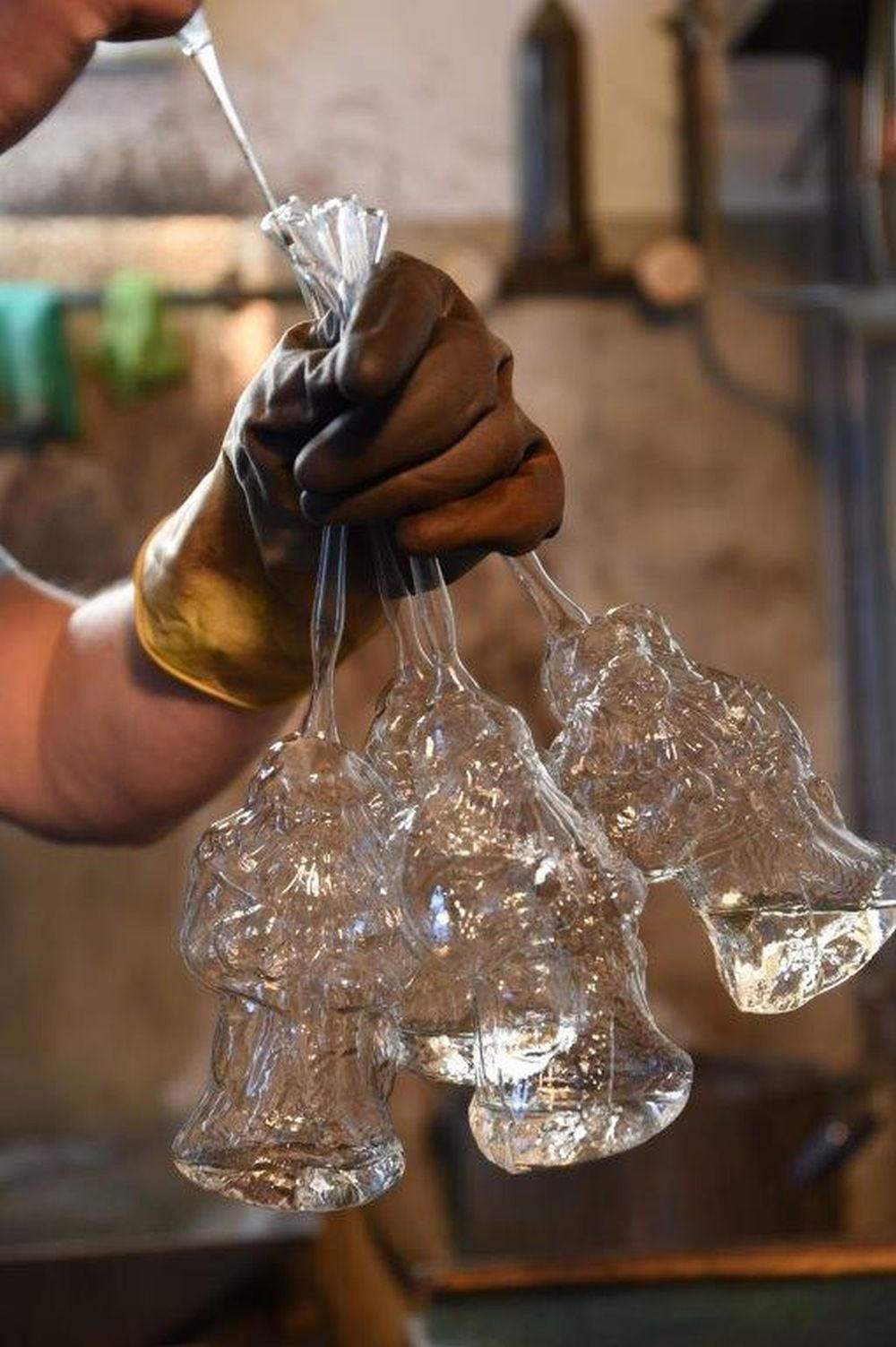 CHRISTBAUMSCHMUCK Taschenuhr Bronzegold 4 cm - Multicolor, Metall (0.1/4/0.1cm)