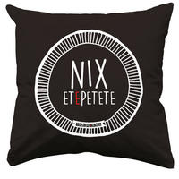 ZIERKISSEN Tacheles Schwarz 30 x 30 cm - Multicolor, Textil (30/30cm) - United Labels