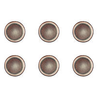 TELLER Iris Ø16cm - 6er-Set - Wildbraun - Braun, Keramik (16cm) - Björn