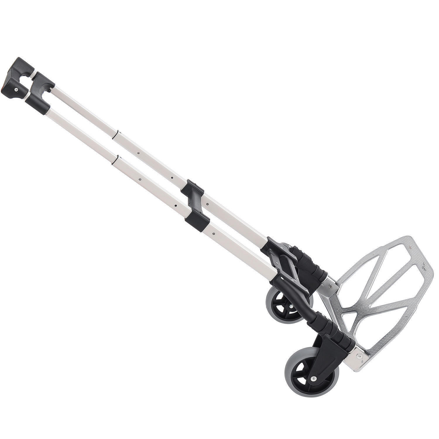 SACKKARREN DE-18133 klappbar, teleskopierbar, Aluminium Schwarz-Silber - Grau, Metall (41/38.5/100cm) - ComfortXL